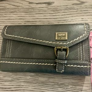 Born Concepts Faux Leather Grey Wallet